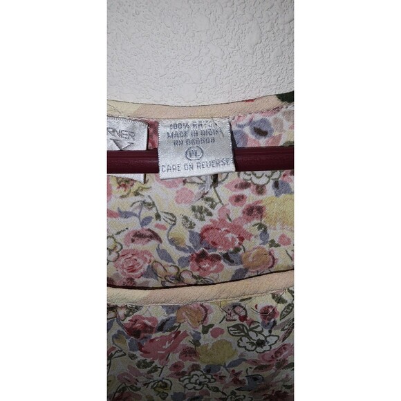 Casual Corner Annex Petite Floral Sleeveless Maxi Dress Country Cottage SZ PL - Picture 3 of 5